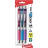 image:imagePentel EnerGel Deluxe RTX Retractable Liquid Gel Pen Medium Line Metal Tip Assorted Ink 3 Pack BL77BP3M2Assorted 1