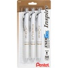 image:imagePentel EnerGel Inspire LoveTeachHope 07mm Medium Line Black Ink Pack of 3 BL77INSPBP3M1