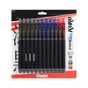 image:imagePentel EnerGel Kuro Liquid Gel Pen 07mm Medium line Assorted Ink 12Pk BL437R1BP12M1