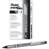 image:imagePentel EnerGel NV Liquid Gel Pen 07mm Medium Line Capped Metal Tip Black Ink Box of 12 BL27ABL27A