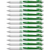 image:imagePentel EnerGel Pearl Deluxe RTX Retractable Liquid Gel Pen 07mm Accent Black Ink Box of 12 BL77PWALime Green