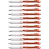 image:imagePentel EnerGel Pearl Deluxe RTX Retractable Liquid Gel Pen 07mm Accent Black Ink Box of 12 BL77PWAOrange