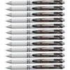 image:imagePentel EnerGel Pearl RTX Retractable Liquid Gel Pen 05mm Fine Line Needle Tip Blue Ink Box of 12 BLN75PWCBlack