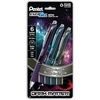 image:imagePentel EnerGel RTX Dark Matter Liquid Gel Pen 07mm Assorted Dark Ink Colors Pack of 6 BL77DMPF6M