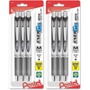 image:imagePentel EnerGel RTX Liquid Gel Ink Pens 07mm Medium Line Black Ink Pack of 3 BL77BP3A3 Count Pack of 2