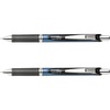 image:imagePentel EnerGel RTX Retractable Liquid Gel Pen 07mm Medium Line Needle Tip Black Ink Pack of 2 BLN77BP2ABlack