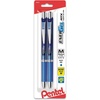 image:imagePentel EnerGel RTX Retractable Liquid Gel Pen 07mm Medium Line Needle Tip Black Ink Pack of 2 BLN77BP2ABlue
