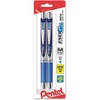image:imagePentel EnerGel RTX Retractable Liquid Gel Pen 07mm Metal Tip Medium Line Navy Blue Ink 2Pk BL77BP2CABlue