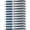 image:imagePentel EnerGel RTX Retractable Liquid Gel Pen 07mm Metal Tip Medium Line Navy Blue Ink Box of 12 BL77CABlue