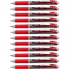 image:imagePentel EnerGel RTX Retractable Liquid Gel Pen Bold Line Metal Tip Violet Ink BL80V Pack of 1 12 Count TotalRed