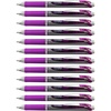 image:imagePentel EnerGel RTX Retractable Liquid Gel Pen Bold Line Metal Tip Violet Ink BL80V Pack of 1 12 Count TotalViolet