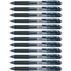 image:imagePentel EnerGelX Retractable Liquid Gel Pen 05mm Needle Tip Black Ink Box of 12 BLN105A12 Count Pack of 1