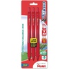 image:imagePentel EnerGelX Retractable Liquid Gel Pen 07mm Medium Line Metal Tip Red Ink 3 Pack BL107BP3B