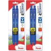 image:imagePentel EnerGelX Retractable Liquid Gel Pen 07mm Metal Tip Medium Blue Ink 2 Pack BL107BP2C2 Count Pack of 2