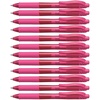 image:imagePentel EnerGelX Retractable Liquid Gel Pen 07mm Metal Tip Orange Ink Box of 12 BL107FPink
