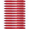 image:imagePentel EnerGelX Retractable Liquid Gel Pen 07mm Metal Tip Orange Ink Box of 12 BL107FRed