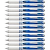image:imagePentel Gel Ink Pen Pearl Retractable Gel Pen 07mm Medium Point Needle Tip Violet Ink 12 pack BLN77PWVBlue