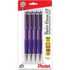 image:imagePentel TwistErase III Mechanical Pencil 09mm Bold Line Violet Barrel Pack of 4 QE519BP4V