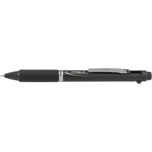 image:imagePentel EnerGel 3 MultiFunction 3Ink Gel Pen 05mm Fine Line Black Barrel  BLC35AGray