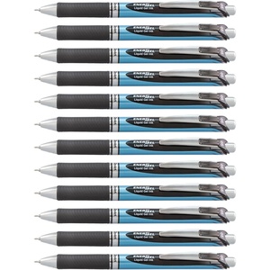 image:imagePentel EnerGel Deluxe RTX Retractable Liquid Gel Pen Fine Line Needle Tip Violet Ink Box of 12 BLN75VBlack