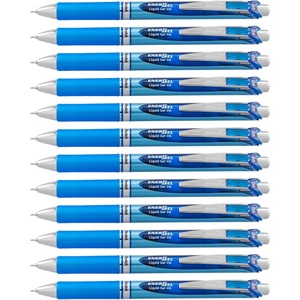 image:imagePentel EnerGel Deluxe RTX Retractable Liquid Gel Pen Fine Line Needle Tip Violet Ink Box of 12 BLN75VBlue