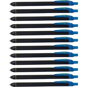 image:imagePentel EnerGel Kuro Liquid Gel Pen 07mm Medium line Red Ink 12 Pack BL437R1BSky Blue