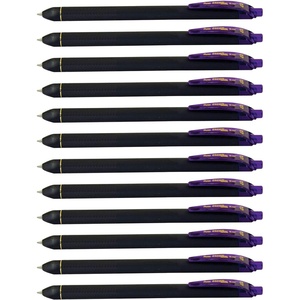 image:imagePentel EnerGel Kuro Liquid Gel Pen 07mm Medium line Red Ink 12 Pack BL437R1BViolet