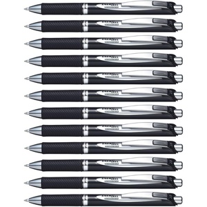 image:imagePentel EnerGel PRO Permanent Gel Pen 07mm Medium Line Blue Ink Box of 12 Pens BLP77CBlack
