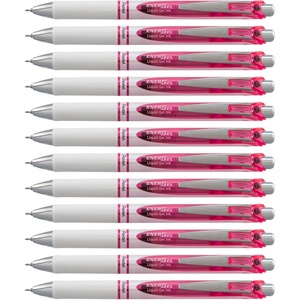 image:imagePentel EnerGel Pearl Deluxe RTX Liquid Gel Pen 05mm Fine Line Needle Tip Black Ink Box of 12 BLN75PWPA