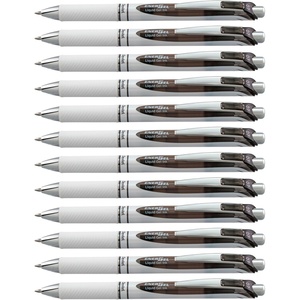 image:imagePentel EnerGel Pearl Deluxe RTX Retractable Liquid Gel Pen 07mm Accent Black Ink Box of 12 BL77PWABlack