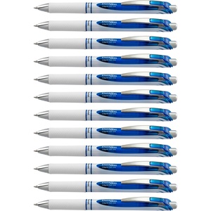 image:imagePentel EnerGel Pearl Deluxe RTX Retractable Liquid Gel Pen 07mm Accent Black Ink Box of 12 BL77PWABlue