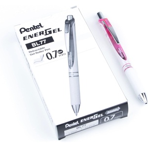 image:imagePentel EnerGel Pearl RTX 07mm Black Ink Box of 12 BL77PWPA