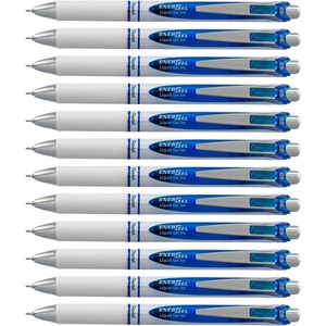 image:imagePentel EnerGel Pearl RTX Retractable Liquid Gel Pen 05mm Fine Line Needle Tip Blue Ink Box of 12 BLN75PWCBlue