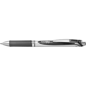 image:imagePentel EnerGel RTX Retractable Liquid Gel Pen 07mm Metal Tip Medium Line Navy Blue Ink Box of 12 BL77CABlack