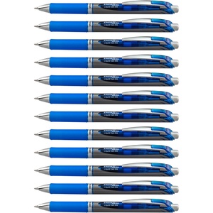image:imagePentel EnerGel RTX Retractable Liquid Gel Pen Bold Line Metal Tip Violet Ink BL80V Pack of 1 12 Count TotalBlue