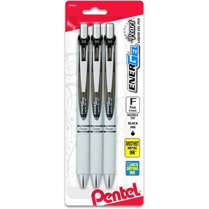 image:imagePentel Gel Ink Pen EnerGel Pearl RTX05mm Fine Point Needle Tip BLN75WBP3A