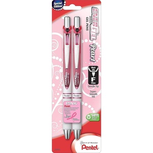 image:imagePentel Pink BCA EnerGel Pearl RTX Retractable Gel Pen 07mm BL77WBP2PP05mm