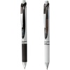 image:imagePentel EnerGel RTX and Pearl Retractable Liquid Gel Pen 07mm Metal Tip Medium Line Black Ink PlasticFree 8Pk BL77PWPF8A
