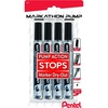 image:imagePentel Markathon Pump Permanent Marker Chisel Tip Black Ink 12 Pack NLF60XAPermanent