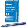 image:imagePentel Handyline S Retractable and Refillable Permanent Marker Bullet Tip Black Barrel Black Ink Box of 12 NXS15ABlue