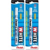image:imagePentel Permanent Marker White Fine Point 1Pack 100WS1 Count Pack of 2