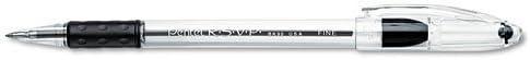 image:imagePentel RSVP Ballpoint Pen 07mm Fine Tip Black Ink Box of 12 BK90A Color Black Ink Office Supply Product