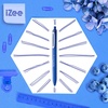 image:imageIZEE BALLPOINT RETRACTABLE PEN 10MM TIP BLUE INK 12 PACKBlue