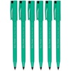 image:imagePentel Black R50 Rollerball Ball Pen Pens Fine 08mm Cushioned Nib Tip 04mm Line Width 77 Recycled Pack of 6