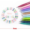 image:imagePentel Brush Sign Pen Pastel colors SES15C  Brush Nib  Fibre Tip