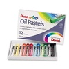 image:imageOil Pastel Set with Carrying Case12Color Set Assorted 12Set