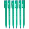 image:imagePentel Blue R50 Rollerball Ball Pen Pens Fine 08mm Cushioned Nib Tip 04mm Line Width 77 Recycled Pack of 6