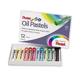 image:imageOil Pastel Set with Carrying Case12Color Set Assorted 12Set