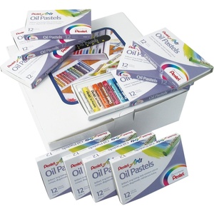 image:imagePentel Arts Oil Pastels Assorted colours 1 pack of 25 sticks1 Count Pack of 36