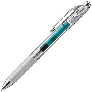 image:imagePentel Knock Ballpoint Pen EnerGelInkfree Needle Tip 05mm Blue Ink BLN75TLCBlue